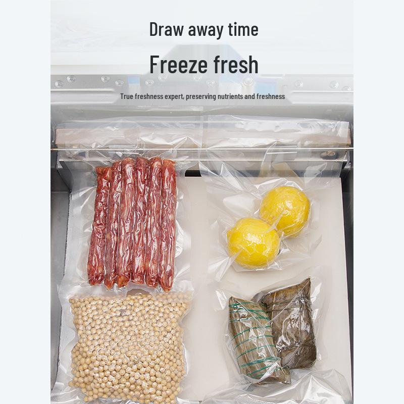 Fully Automatic Dual-Use Vacuum Sealer for Dry & Wet Food Preservation, Single Chamber