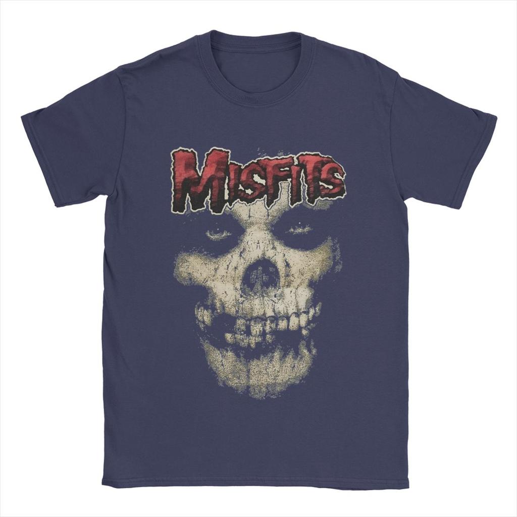 Misfits T-Shirts for Men Humor 100% Cotton Tee Shirt Round Neck Short Sleeve T Shirts Gift Clothes