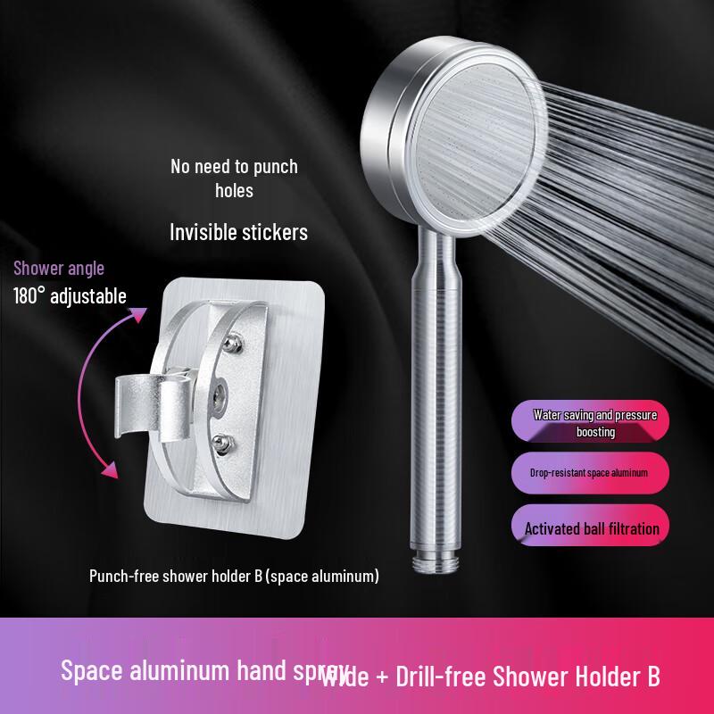 ZISIZ Pressurized Shower Head Set