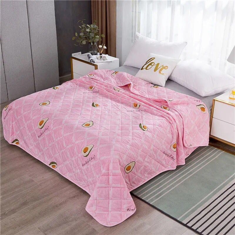 2021 summer washed quilt 1 pcs soft breathable skin-friendly and cool blanket thin new quilt bedspread