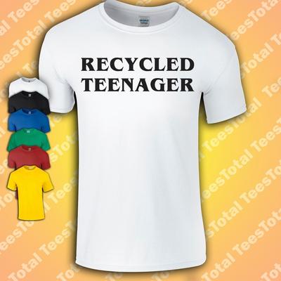 Recycelter Teenager Alter Mann T-Shirt | Lustig | Millennial GenX