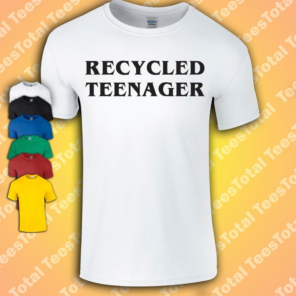 

Recycled Teenager Old Man T-Shirt | Funny | Millennial GenX M
