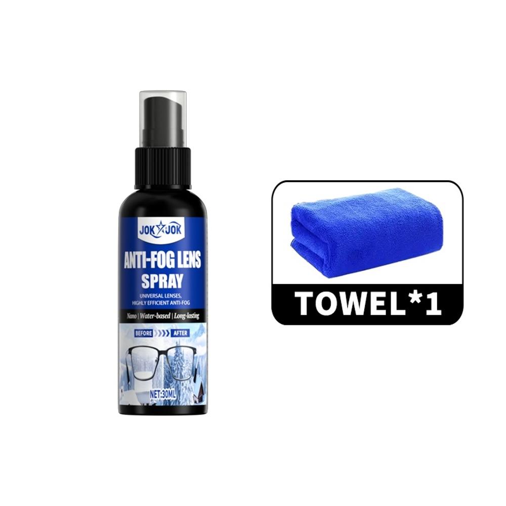 

30ml JOKJOK Anti-Fog Spray for Glasses, Motorcycle Helmets & Car for glass - Long-Lasting Protection at -40°C, Scratch Resistant