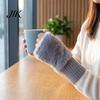 Practical Outdoor Activity Gloves 1 Pair Fingerless Gloves, Winter Warm Half Finger Mittens, Functional Flip for Phone Use Soft Fuzzy Fleece