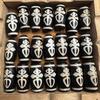 Natural Tibetan Nine-Eyed Dzi Agate Beads - Black & White Loose Beads and Ornaments