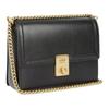 New COACH Hutton Cow Leather Envelope Bag Shoulder Bags Small Size Women's Black CJ392-B4BK