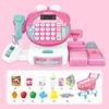 Kids Play House Food Convenience Store Cash Register Toy Simulation Supermarket Cash Register Computer Set Cartoon Girl Toy Gift