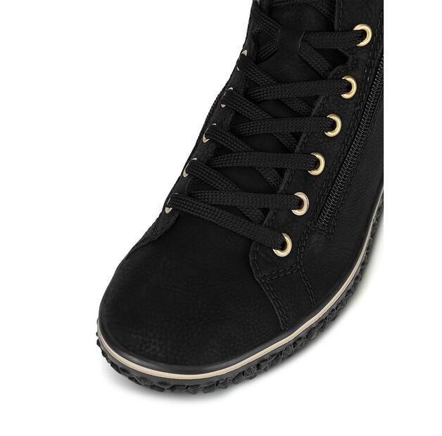Rieker Z4263-00 Black Ankle Boots