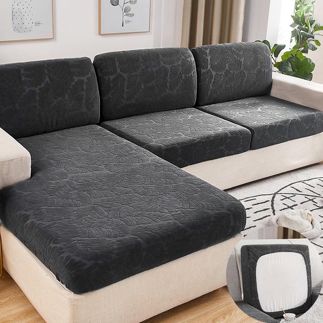 

Jacquard 1 2 3 4 Seaters Rug Sofa Seat Cover Anti -Dust Tight Wrap Furniture Protector For Pets Young Students Living Room Slipcovers Size 1