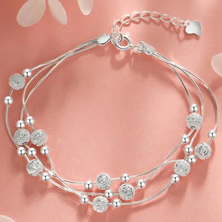 925 Sterling Copper Bracelet Luxury Original Stars Bracelet for Women Korean Fashion Designer Party Wedding Zircon Holiday Gift