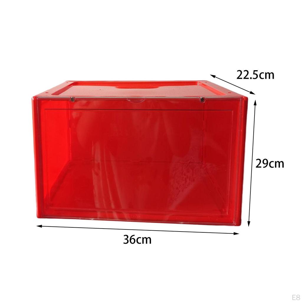 Basketball Storage Box Side Open Display Shoes Case Drawers