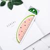 1pcs/lot  Kawaii Cartoon Fruit Orange Lemon Kiwi Wooden Straight Rulers Drawing Tool Stationery Gift School Supplies 15cm