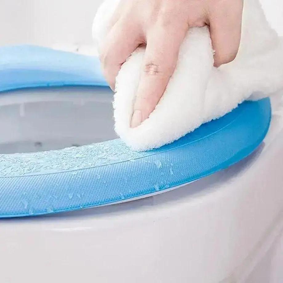 1 Pcs New Toilet Mat Cushion Universal Thicken Waterproof Toilet Pad Foam Plastic Toilet Mat Bathroom Accessories