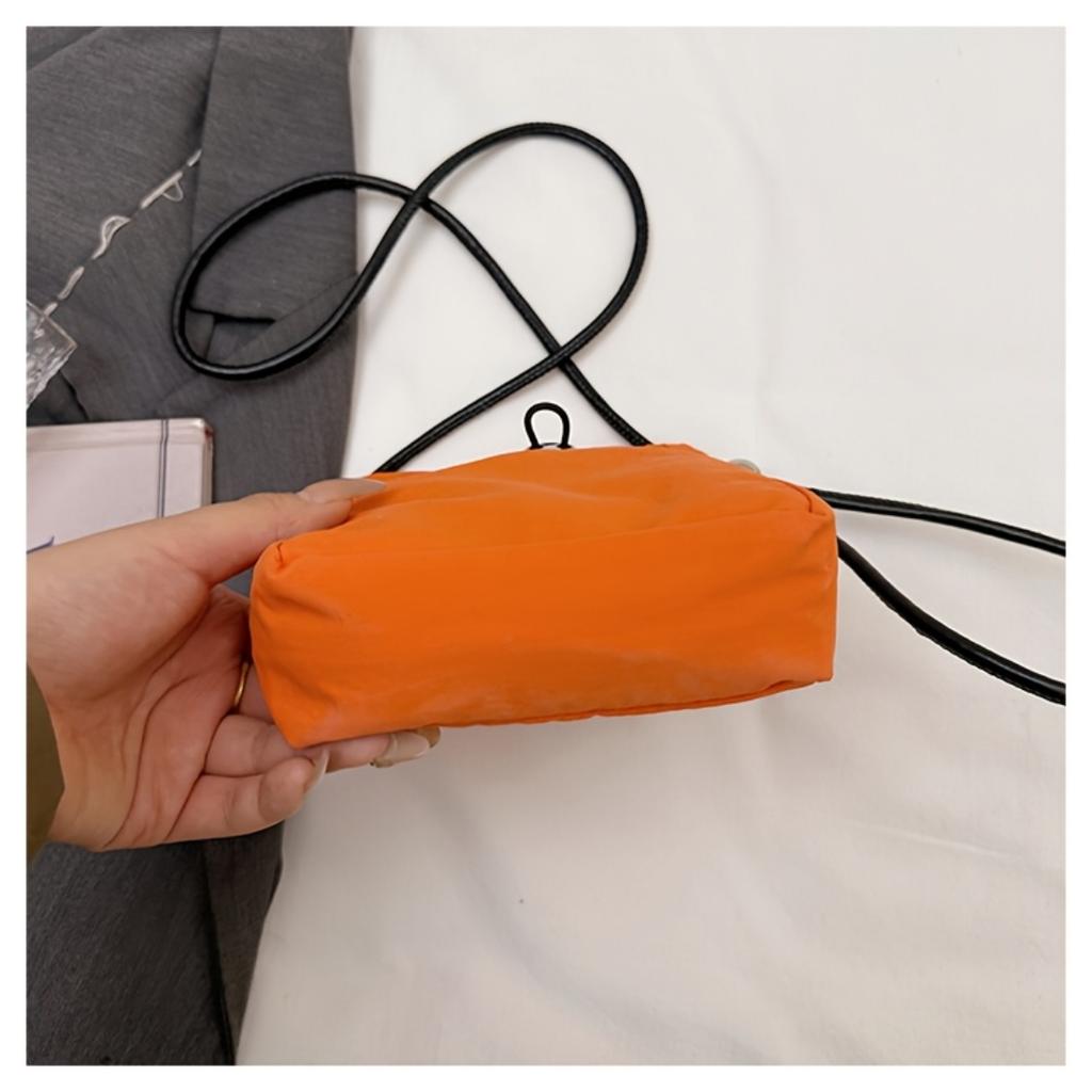 Ladies Vintage Solid Mini Crossbody Bag,Drawstring Closure Coin Purse With Adjustable Strap,Casual Multi-use Shoulder Handbag For Women Daily