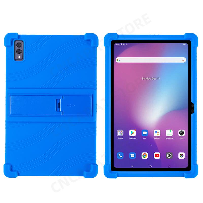 4 verdickte Ecken, weiche Silikonhülle mit Ständer für Blackview Tab 11 SE Hülle 10,36 Zoll; Tablet PC stoßfest Funda Kids Safety