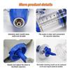 1/2/5ml Automatic Continuous Syringe Animal Adjustable Injector Chicken Poultry Durable Vaccine Injector 10 Needles Veterinary