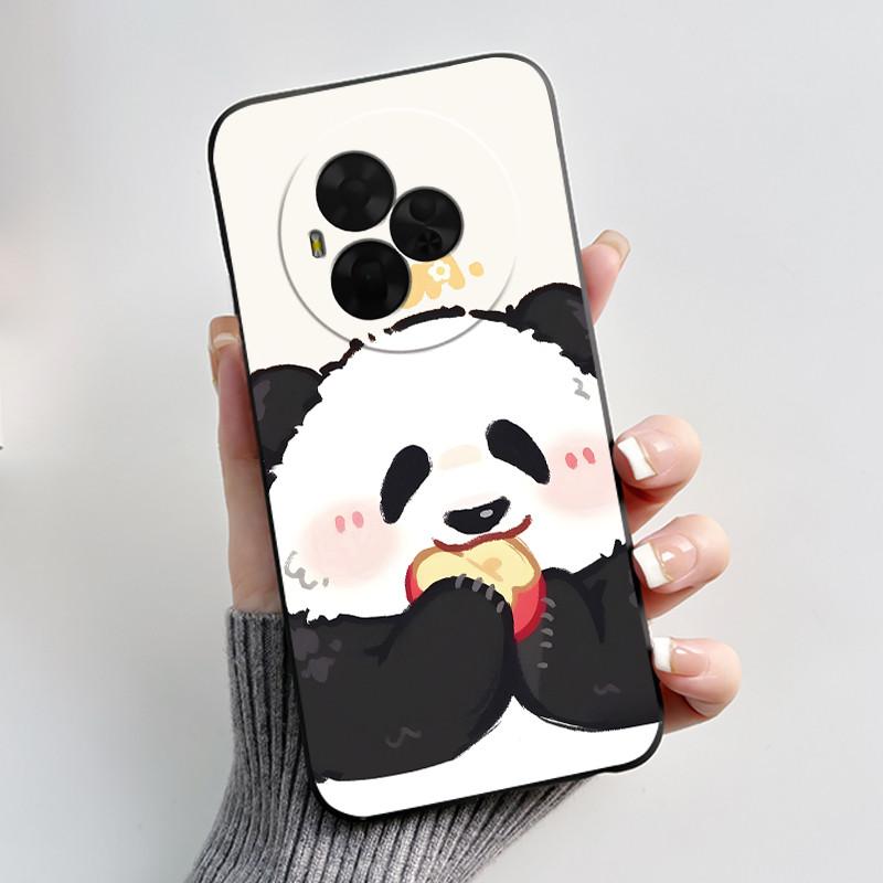 New Soft Black Casing For TCL NxtPaper 60 Ultra Green Cartoon Rabbit Pattern Shockproof Cover For TCL Ion X/TCL Ion V Case