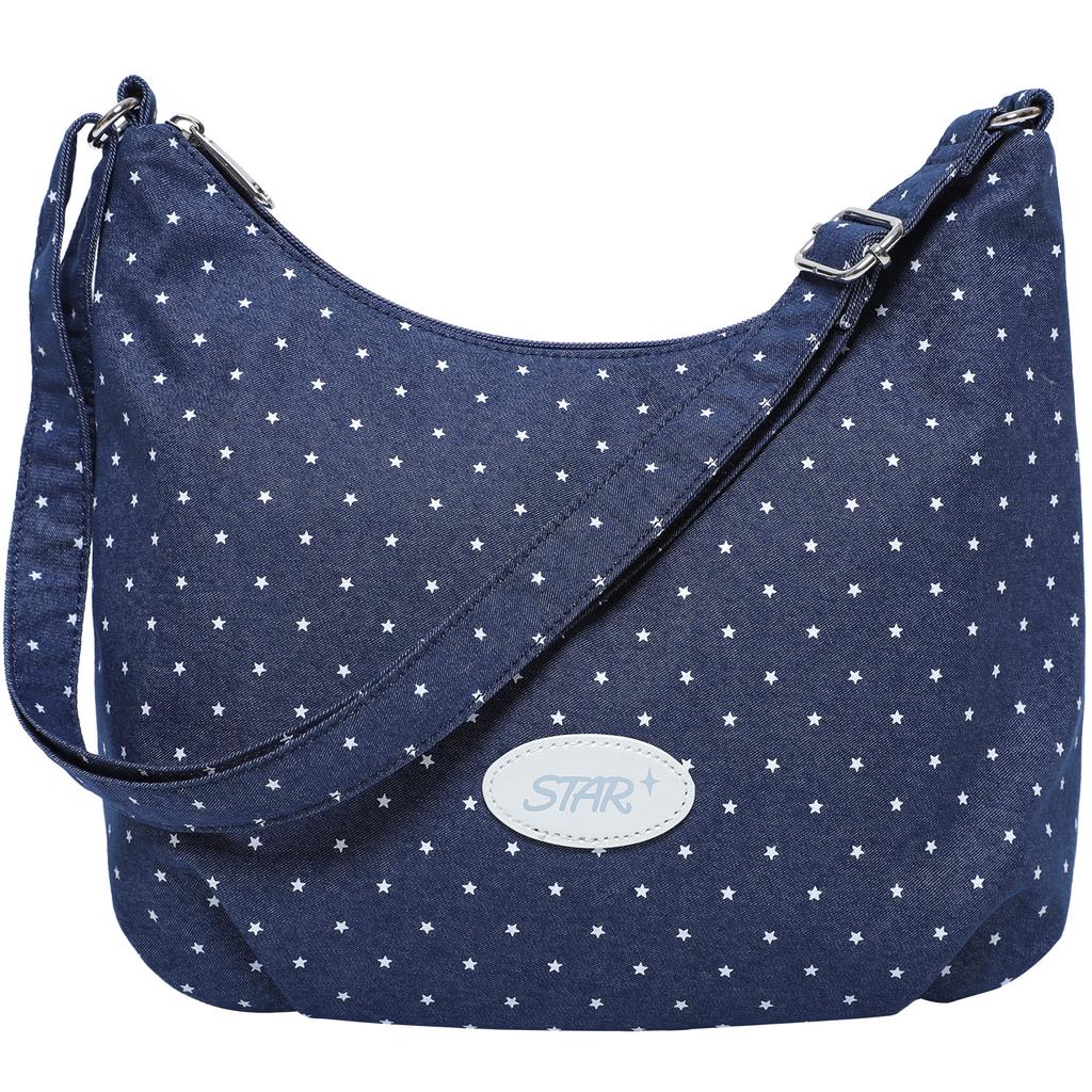 High-Value Denim Canvas Bag Female College Student Class Commuter Bag Shoulder Messenger Bag Mori Retro Tote Bag