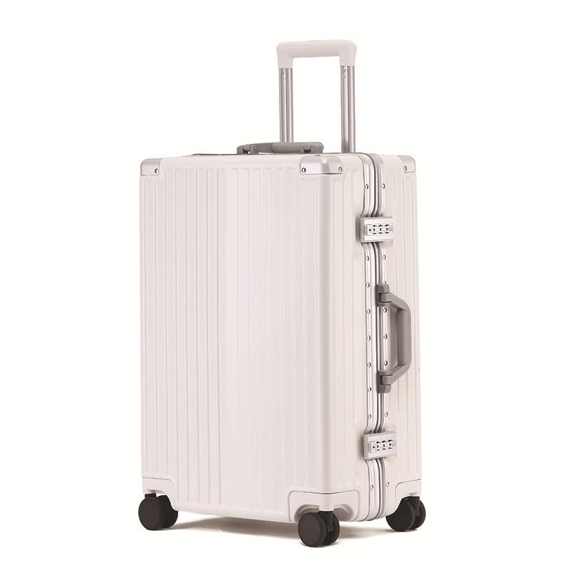 OEING Aluminum Frame Business Spinner Suitcase 29 Inch