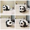 ORIGAMIPLANET 3D Origami Papercraft Kit Panda Fun DIY 3D Panda Paper Art Model for Teens Easy Handmade Animal Figurine Sculpture Gift Set for
