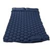Double Inflatable Camping Sleeping Pads with Pillow Ergonomic Design Waterproof Nylon Camping Mat Fo