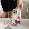 Hobby Ins Oil Painting Cute Mushroom and Black Cat iPhone Case for 17 Pro Max/16/17/Apple 15