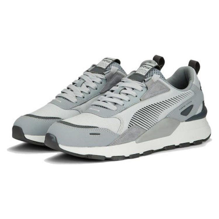 Puma Rs 3.0 Suede Leather Sports Casual Slip Resistant Durable Low Top Lifestyle Shoes Unisex Sneakers Silver Gray 392773-01