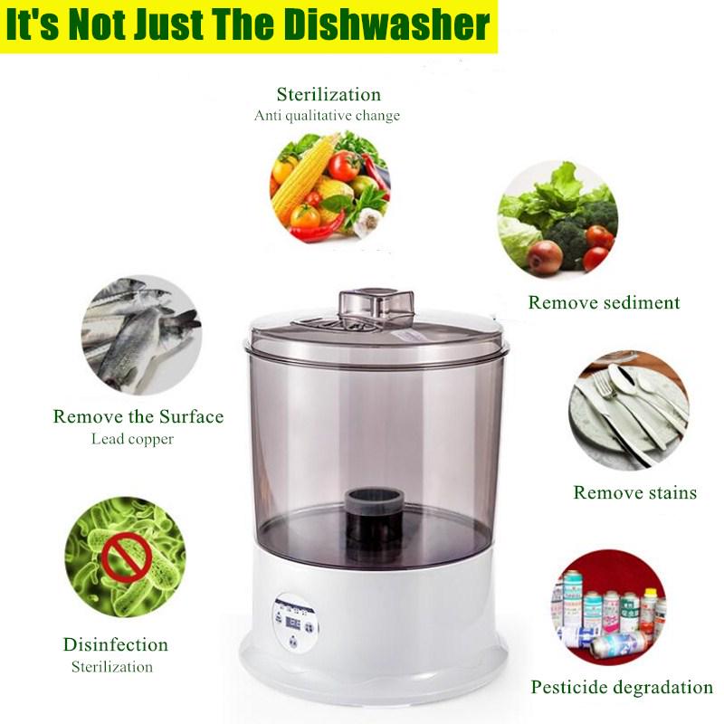 9L Portable Ultrasonic Cleaner Machine Fruits Vegetables Cleaning