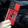 Armored case for Xiaomi Redmi Note 12 4G, CamShield Slide, red