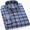 Men's Long Sleeve Washed Oxford Button-Down Shirt with Pocket, 100% Cotton Soft Comfortable Casual Fashion Spring Fall Menwear