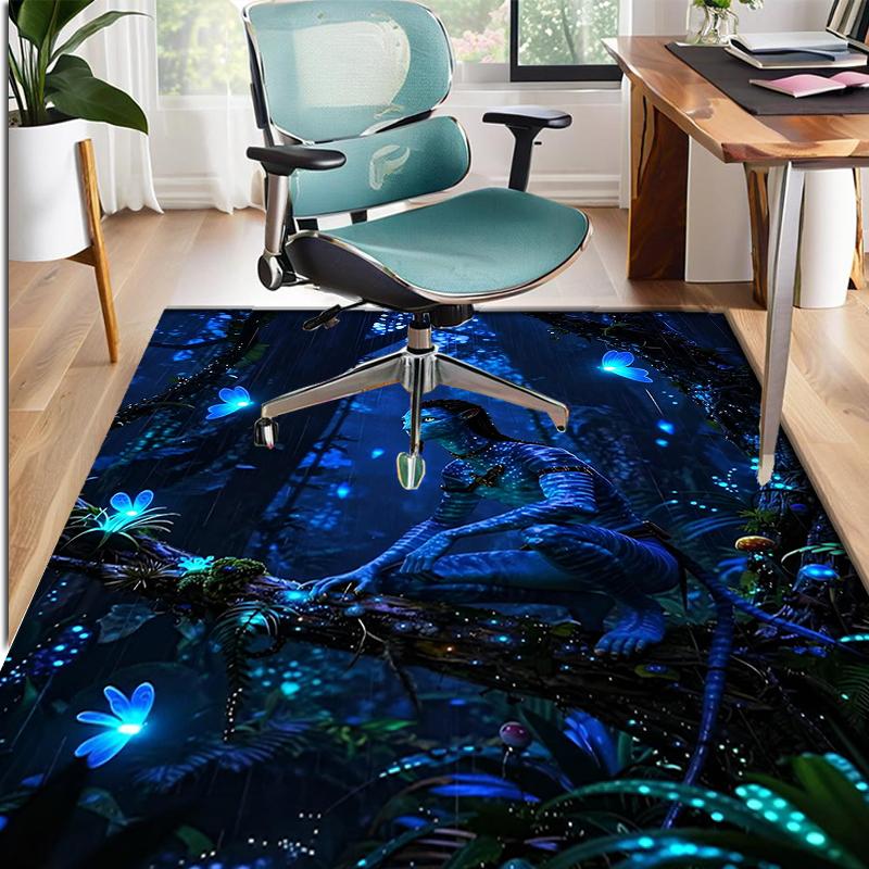 Avatar Pattern Rug, Indoor/Outdoor Mat, for Picnic, Gameroom, Bedroom, Office, Living Room, Home Decor Carpet, Birthday Gift
