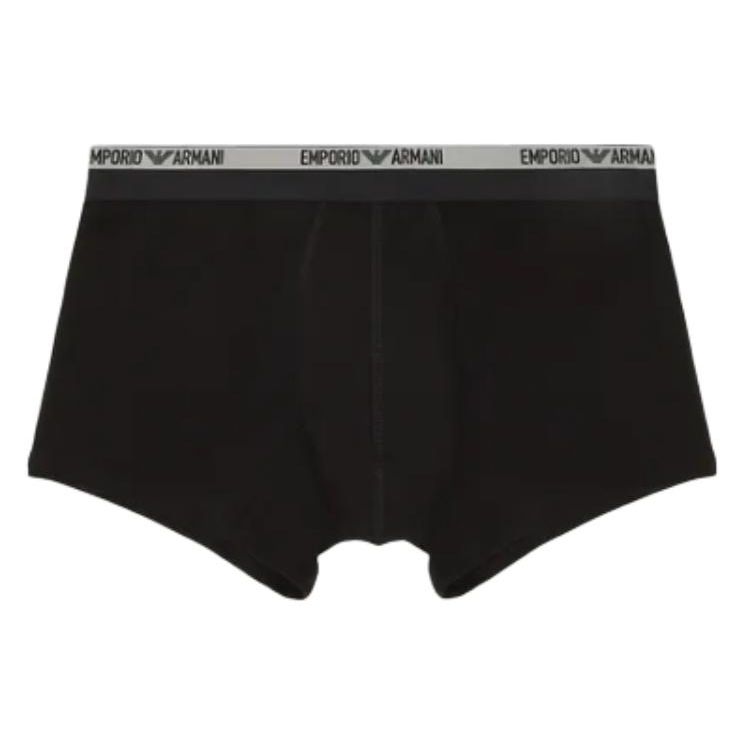 Emporio Armani Solid Fit Letter Boxer Shorts Men bottoms Black 1117764R-75510-0020 S