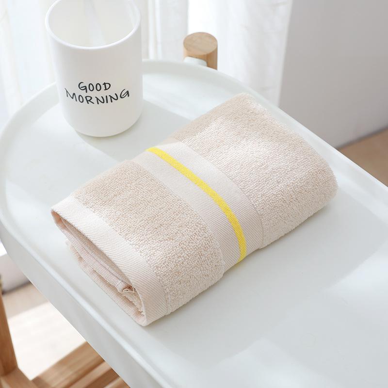 

Чистый хлопок простое полотенце для взрослых мягкое впитывающее парное подарочное полотенце для отеля с вышивкой 34*75