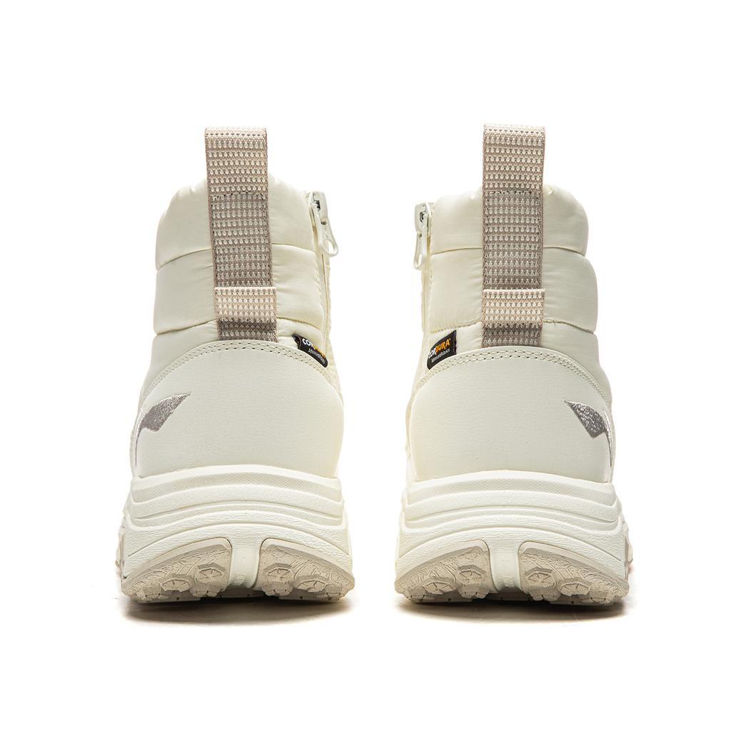LiNing Zhengrong Lite Durable Shock Absorption Non-Slip Fleece Warm Versatile Retro Thick Sole Fashion Trend Short Snow Boots Women Boots AGLV286-1