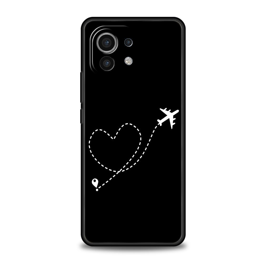 Fashion Planes World Map Travel Phone Case For Xiaomi Mi 15 14 Pro 13 Lite 10T 1 1T 12 13T 14T Poco X6 X5 X4 X3 NFC F3 F4 Cover