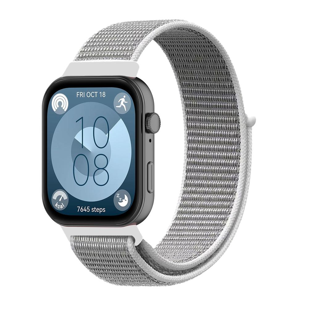 Nylon Strap For Huawei Watch Fit 4/4 Pro/3 Woven Sport Band for Huawei Watch Fit 4 Strap Smartwatch Wristband Bracelet Watchband