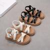 Girls' Shoes Sandals Summer New Children's Shoes Soft Bottom Internet Red Girls' Roman Sandals Summer Sandals