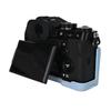 Magnetic PU Leather Camera Half Case for Fujifilm XT5 Fuji X-T5 Litchi Skin Bottom Opening Cover