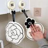 Hand Towel Soft and Skin-friendly Face Towel Hanging Double-layer Thickened Speed Dry Absorbent Hand Cloth for Kitchen Bathroom