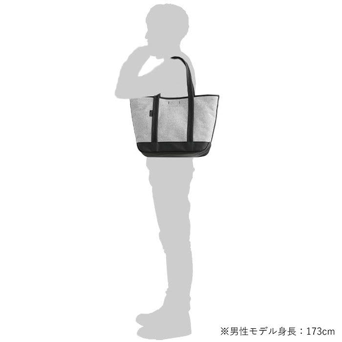 PORTER Boyfriend Tote Chambray Tote Bag Other Navy (PORTER) (M)