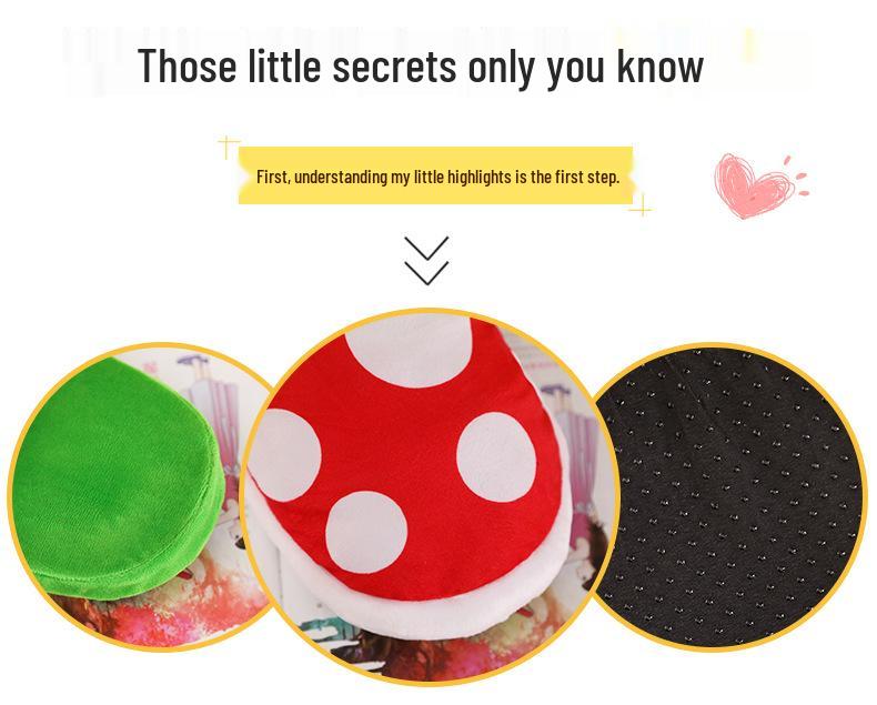 Venus Flytrap Mario Game-Inspired Warm Cotton Slippers