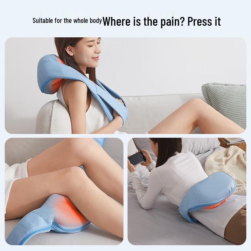 Little Bear 3D Kneading Heated Neck and Shoulder Massager Shawl