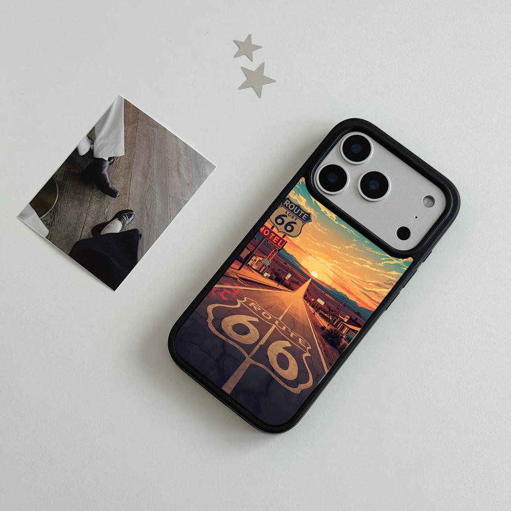 Summer Beach Scene At Sunset On Sea Palm Tree Clear Phone Case For IPhone 17 Air 16 15 14 Plus 13 12 11 Pro Max Dual Tone Hard