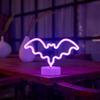Heart-Shaped LED Neon Desk Lamp for Romantic Bedroom Decor