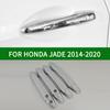 For Honda JADE 2014- Chrome Silver Door Handle Cover Bezel Trim 2015 2016 2017 2018