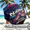 Custom Name Personalized PAC MAN Print Umbrella, Auto Open Close, 8‑Rib Sturdy Frame, Commute Camping Hiking Use, Birthday Gift