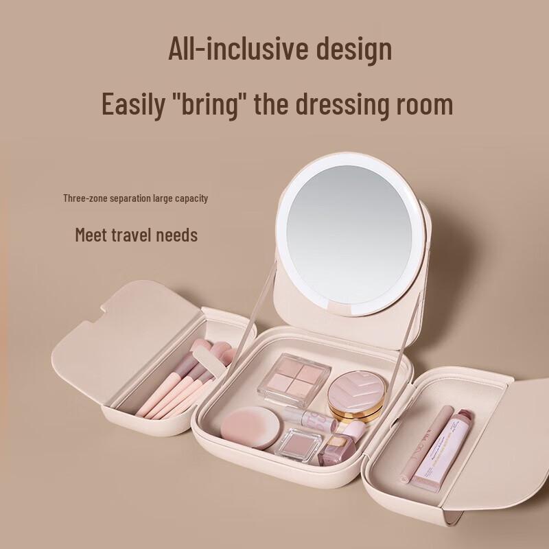 AMIRO Portable LED Lighted Makeup Mirror CN plug (adapter included)