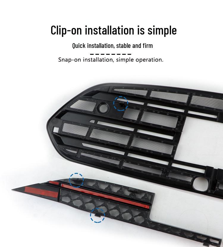 Mercedes-Benz E-Class Front Grille Insect Net and Protective Cover Clip-On Accessory