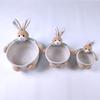 Easter Animal Plush Basket: Jewelry, Candy, & Sundries Organizer for Festive Decor.