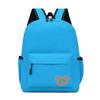 Solid color nylon primary school schoolbag school education polyester breathable burden reduction primary school